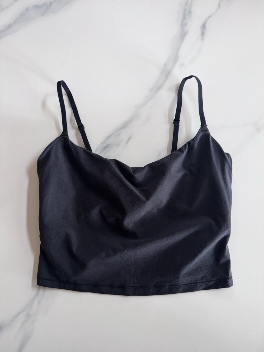 SKIMS fits everybody cropped cami in onyx